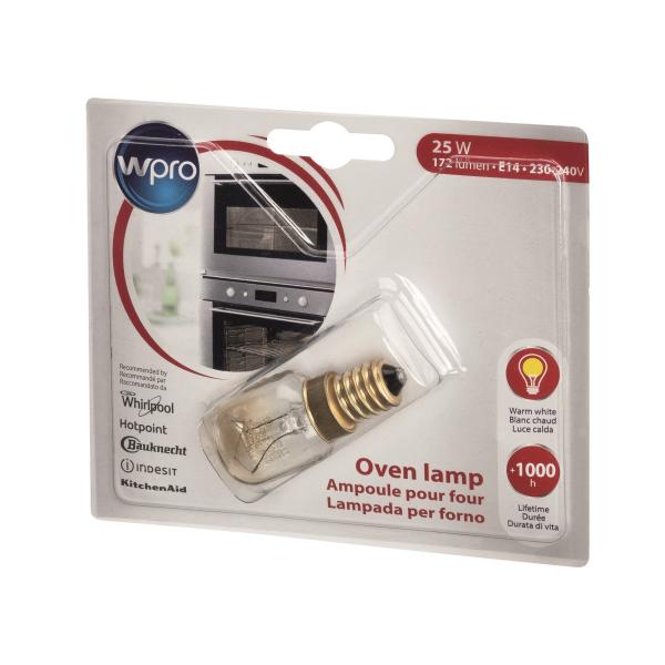 WPRO Lampe für Backöfen 25 Watt, E14